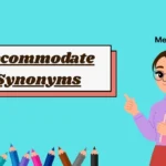 Accommodate Synonyms
