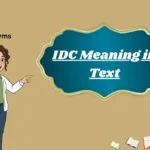 IDC Meaning in Text