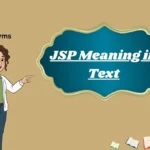 JSP Meaning in Text