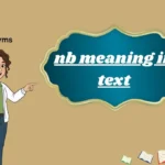 nb meaning in text