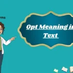 Opt Meaning in Text