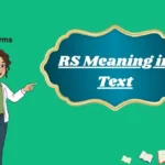 RS Meaning in Text