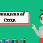 Synonyms of Petty