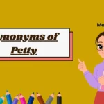 Synonyms of Petty