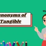 Synonyms of Tangible