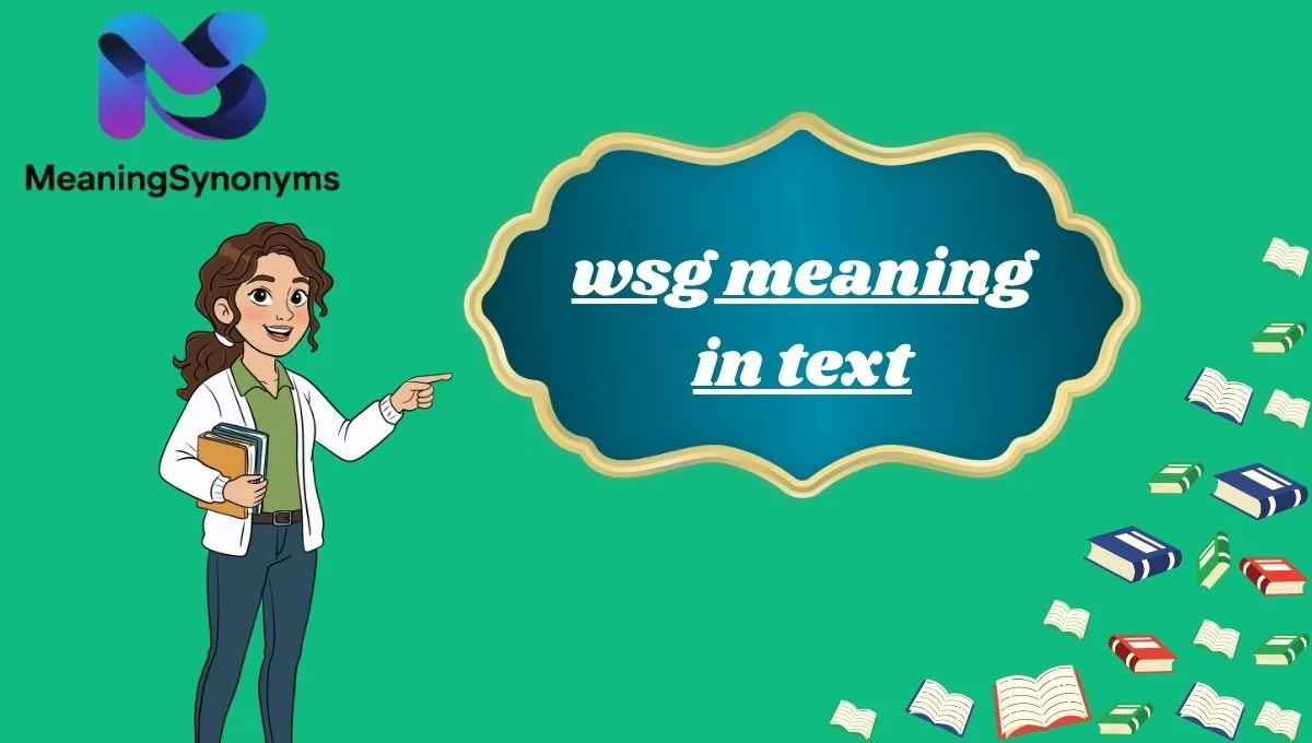 wsg meaning in text