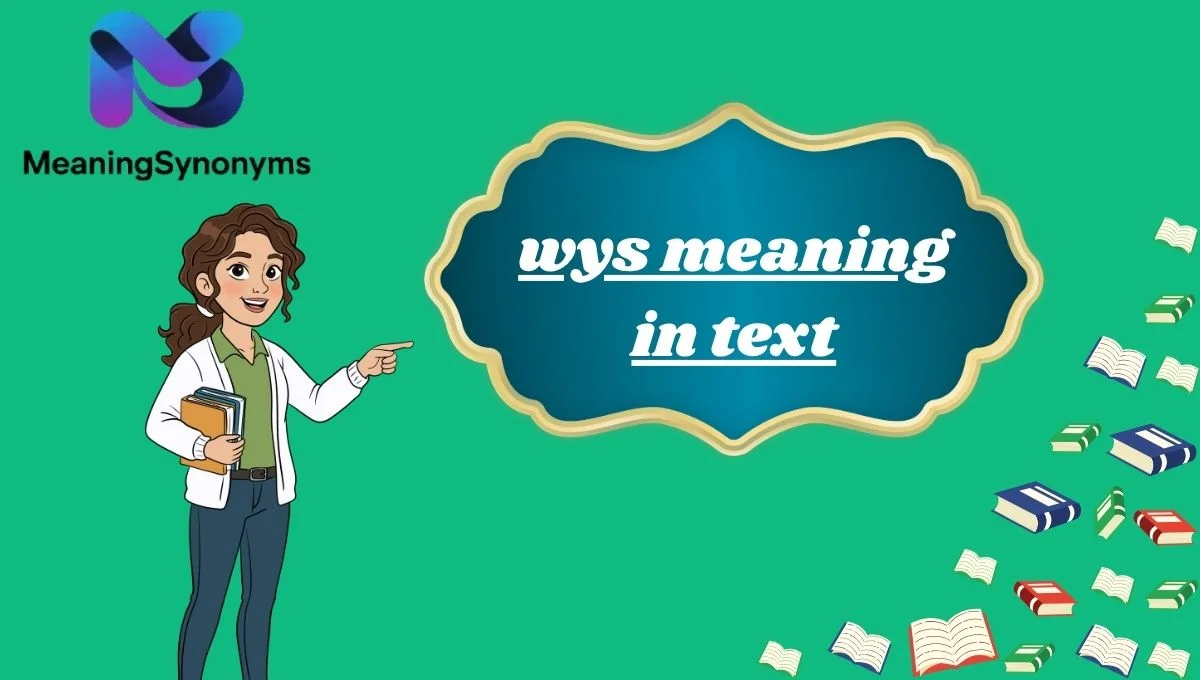 wys meaning in text